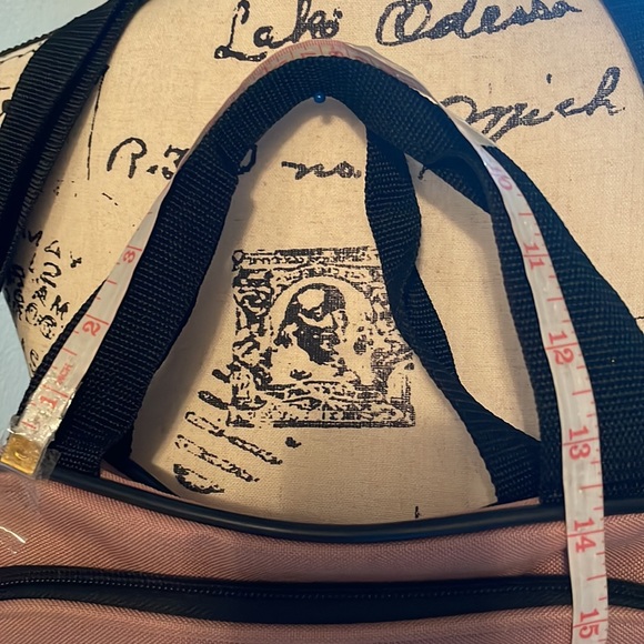 TAG HEUER Messenger bag mauve and black colored. - Picture 13 of 15